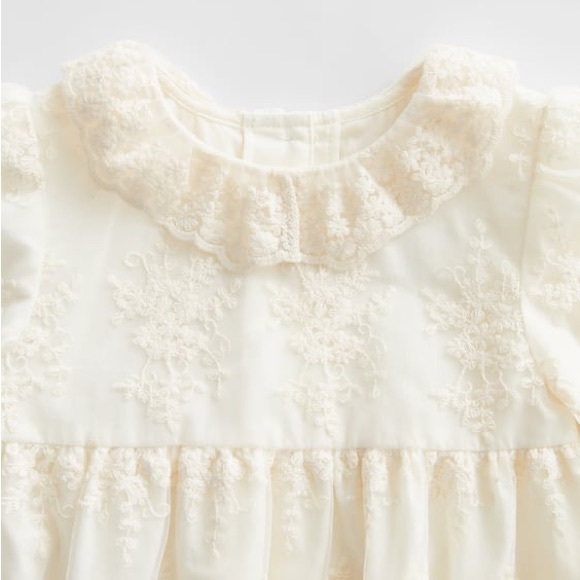 Zara Dresses Zara Kids Embroidered Tulle Dress Poshmark